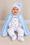 Baby King Crowned with Cloak Jumpsuit Baby Gift Circumcision Baby Mevlüt - 2
