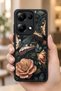 حافظة مقاومة للصدمات متوافقة مع Redmi Note 13 Pro 4G مع حماية للكاميرا بنمط فلورا - 6