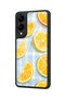 Samsung Galaxy S25 Edge Compatible Citrus Patterned Shockproof Case with Camera Protection - 3
