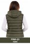 Hooded Inflatable Vest Unisex – Lightweight Warm Corporate Staff Work Vest with Zipper Pockets - 2