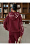 Unisex Women's Men's Martini Girl Printed Oversize 3 Thread Hooded Sweatshirt and Baggy Sweatpants - 3