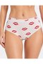 Set of 5 Women's Cotton Lip Patterned Panties - 5
