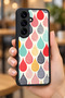 Samsung Galaxy S26 Compatible Drop Patterned Camera Protected Shockproof Case - 5