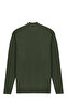 Men's Half Fisherman Khaki Sweater Cotton Knitwear Rice Patterned Steel Knit Classic Fit - 5410B - 6