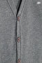 Men's Buttoned Cardigan Thessaloniki Knit V-Neck with Pockets Classic Fit - 5550m - 4