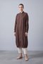 Zippered Long Snap Detailed Comfortable Cut Cap in Brown