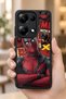Redmi Note 13 Pro 4g Compatible Deadpool Patterned Shockproof Case with Camera Protection - 6