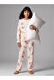 Pink Crew Neck Girl's Pajama Set - 2