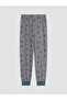 Children's Pajama Set Long Sleeved Printed Top and Patterned Long Bottom Comfortable Home Wear Set W6P646C4 - 4