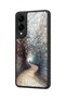 غطاء حماية مقاوم للصدمات لهاتف سامسونج جالاكسي S25 إيدج مع نمط خشبي متوافق وحماية للكاميرا - 3