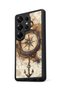Samsung Galaxy S25 Ultra Compatible Compass Patterned Camera Protected Shockproof Case - 5