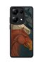 Redmi Note 13 Pro 4g Compatible Baroque Patterned Camera Protected Shockproof Case