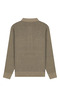 Men's Polo Collar Knitwear Cotton Mink Sweater Bird Eye Patterned Steel Knit Classic Fit - 5404F - 6
