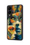 Samsung Galaxy S25 Edge Compatible Mask Patterned Shockproof Case with Camera Protection - 3