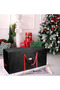 Canvas Christmas Tree Storage Bag, Fits 8 FT Disassembled Artificial Xmas Tree, Waterproof Heavy Duty Tote with Reinforced Handles, Black - 2