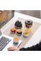 Ceramic Tea Set with Glass Teapot, 4 Cups, Tea Container & Gift Box - 2