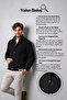 Men's Zippered and Buttoned Cardigan Thick Knit Knitwear Classic Pattern - 5405m - 7