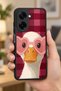 Redmi A5 Compatible Case with Glasses and Duck Pattern Camera Protection, Shockproof - 6