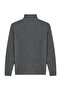 Men's Zippered and Buttoned Cardigan Thick Knit Knitwear Classic Pattern - 5405m - 6