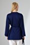 Women's Modal Belted Wide Sleeve Tunic - 8