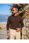 Men's Cavallo Old Money Hair Knit Crew Neck Sweater - 2