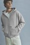 Kapüşon fermuarlı boxy sweatshirt - 6