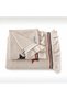 Marin embroidered 100% cotton 2-piece towel set beige 70x130/40x70 beige - 4