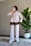 6710 - Stylish Comfortable Casual Viscose Soft Modal Peach Pocket Set Women's Set - 2