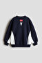 2 Parçalı Baskılı Sweatshirt Set - 2