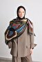 Palette Pattern Shoulder Shawl - 3