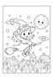 Halloween Coloring Book for Kids |   Cute Halloween Coloring Pages |   Fun Children's Coloring Book |   A4 - 28 Sheets - 2
