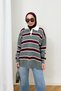 Striped Knitwear Sweater 87-25730 - 3