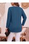 Women's Plus Size Printed Crew Neck Long Sleeve Viscose Cotton Lycra Fabric Oversize - 6