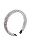 Erica Embroidery Headband for Girls - Silver - 2