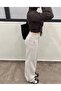 Women's Waist-Folding Elasticized Legs Barrel Fit Sweatpants - 2