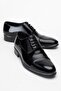 Men's Classic Patent Leather and Matte Black Evening Dress Classic Shoes Suitable for Groom's Suit