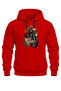 Wild Roads Motorcycle Printed Unisex Regular Fit 3 Thread Thick Hooded Sweatshirt