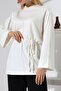 Women's Modal Belted Wide Sleeve Tunic - 2