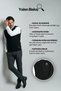 Men's V-Neck Mink Sweater Cotton Knitwear Rice Patterned Steel Knit Classic Pattern - 5410H - 7