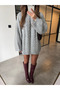 Oversize Silvery Sweater - 2
