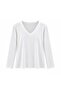 V neck oversize basic blouse - 3