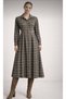 Eco-Friendly Buttoned Shirt Dress with Waist-To-Neck Pockets