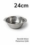 Stainless Steel Strainer, Colander 24cm - 2