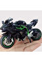 1:18 scale h2r metal alloy motorcycle model - suspension and stand model - 6