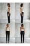 Comfortable Fit Lycra Pants with Elastic Waist - 4