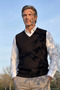 Men's Square Textured Black Sweater Steel Knit Knitwear Classic Pattern - 5444H - 5