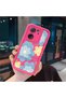 Mi 13T/Mi 13t Pro Compatible Pink Red Silicone Case Shockproof Camera Protection Flower Pattern - 3