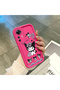 Redmi K50 Ultra Compatible Pink Red Silicone Case Shockproof Camera Protection Kuromi Bow Pattern - 4