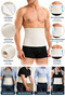 Men's Waist Corset with Velcro Adjustable Abdominal Support Flexible Support Corset S-2Xl - 8
