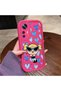 Mi 12t Compatible Pink Red Silicone Case Shockproof Camera Protection Heart Powerpuff Girls Patterned